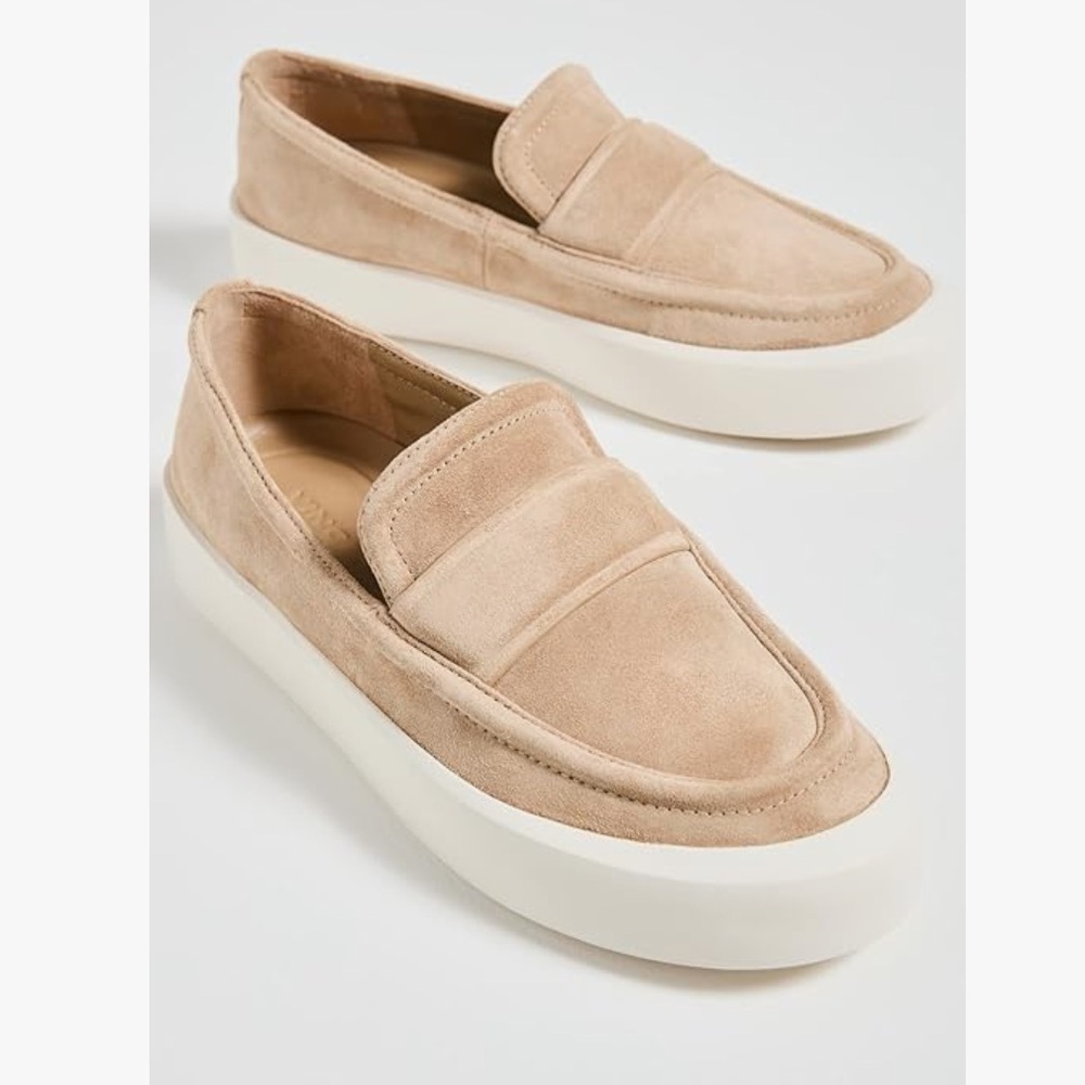 ⭐️Brand New⭐️Size 8.5 Vince Ghita Suede Penny Loafers